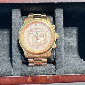 Women’s Gold Michael Kors watch